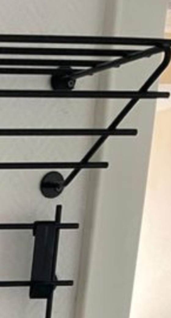 Image 1 of Karl Fichtel für Drahtwerke Erlau – Mid-Century String Garderobe (1950er)