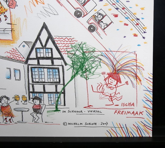 Image 1 of Schlote, Wilhelm - Brema - Disegno originale - firmato UNIKAT