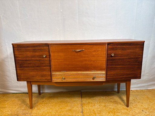 Mid-Century Retro Vintage Teak Sideboard by Stonehill Early 1960s  With Bar Compartment • British Design Classic • Collector’s P