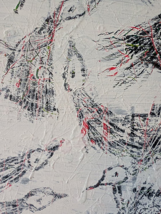 Birds in Black – Paintings & Drawings, Canvas (photo 3 of 6)