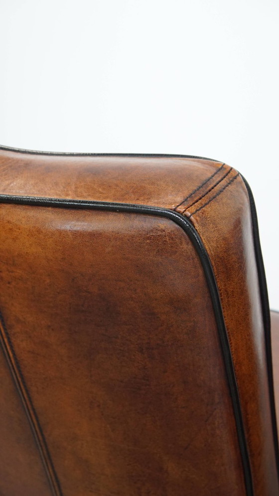 Image 1 of 4 x Comoda sedia da pranzo in pelle di pecora