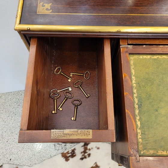 Image 1 of Campagnetafel, mahoniehout, begin 20e eeuw – Verenigd Koninkrijk