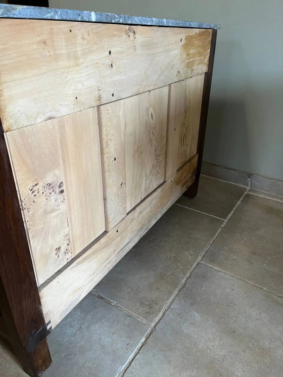 Art Deco low furniture – Sideboard, Marble, Wood (photo 6 of 21)