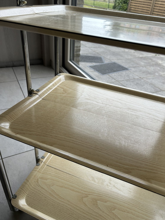 Image 1 of Vintage Folding Serving Trolley