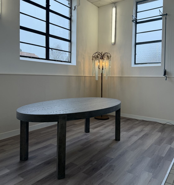 Image 1 of Ebony & Co dining table (Amsterdam) as new