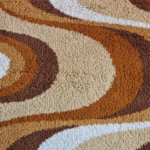 Tappeto Spaceage, tappeto vintage anni '70