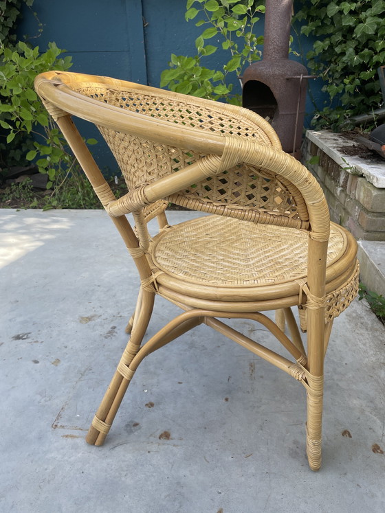 Image 1 of Vintage webbing chair - Boho style