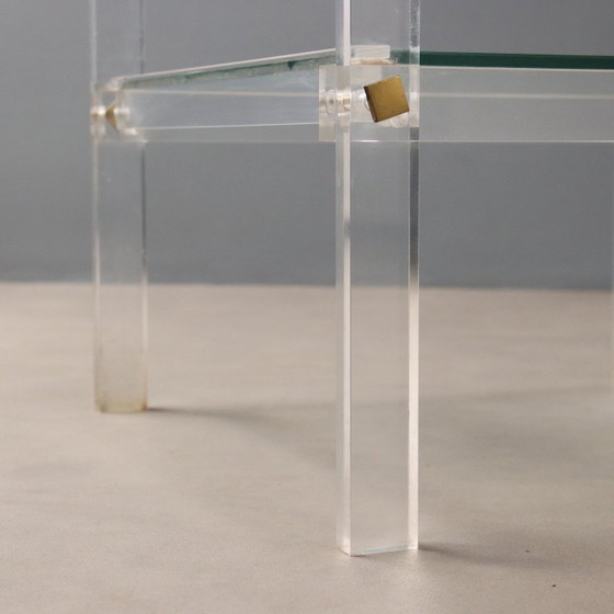 Image 1 of Plexiglass table from the 1980s