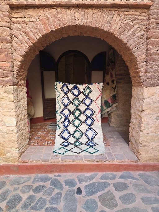 Small vintage Ben Ourain rug 173 x 97 cm