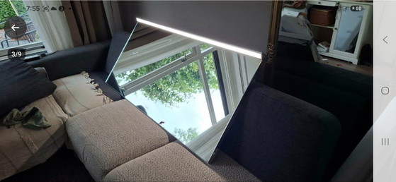 Luxury LED Bathroom Mirror 140x60cm – Glass, Plastic (photo 2 of 8)