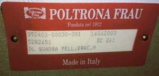 Image 1 of Poltrona Frau Quadra Chaise Lounge, SC 261 Fumo - Classique du design italien