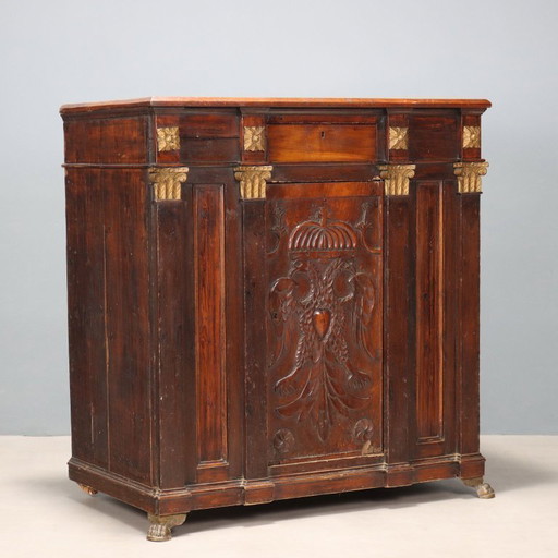 Walnut and Fir Sideboard