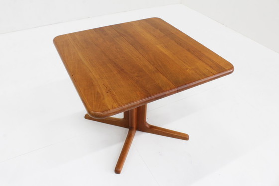 Image 1 of Vintage Deense Uitschuifbare Eettafel Teak Jaren 60