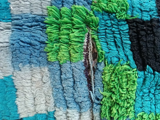 Image 1 of Hand-knotted Berber wool rug 255x140cm