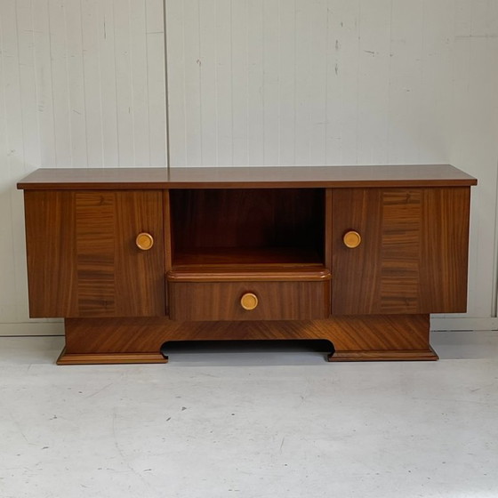 Image 1 of Vintage sideboard lowboard sixties audio cabinet