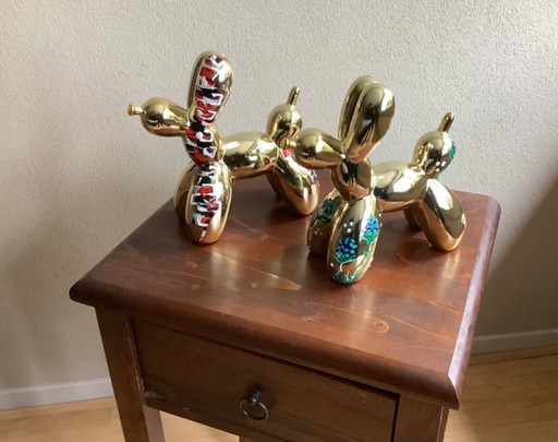 Balloon Dog (nach Jeff Koons) 2 Versionen