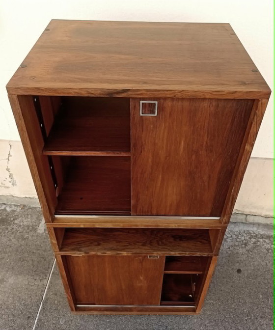 Mueble de almacenamiento Arnaud de teca, década de 1960, 60 cm de ancho. – Armarios de almacenamiento, Wood (photo 5 of 12)