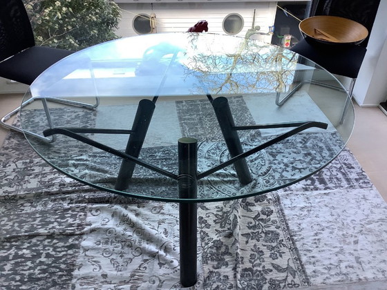 Image 1 of Design glazen tafel Paolo Pallucco-Orrido Canyon 1987