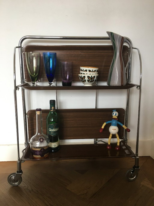 Chariot de service vintage Bremshey & Co 