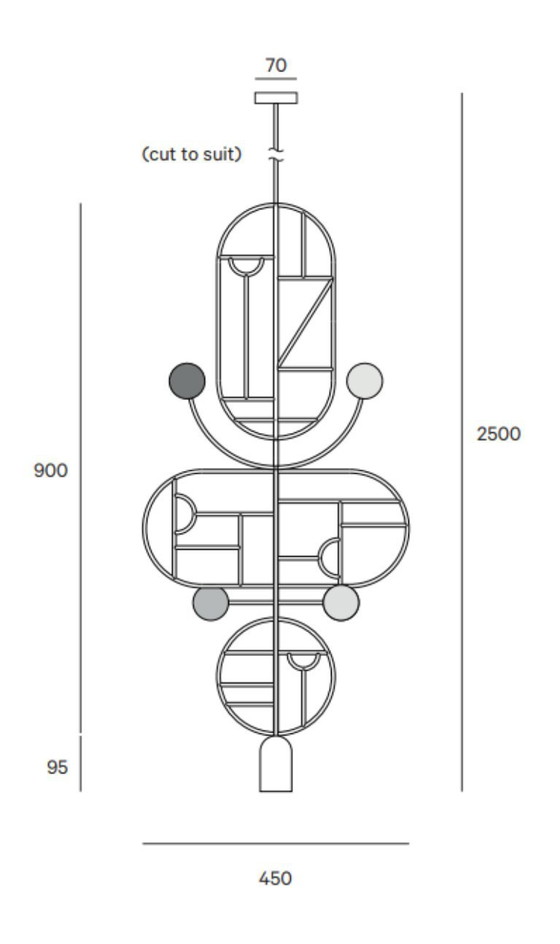 Image 1 of Lampada a linee e punti LDS15 Goula/Figuera