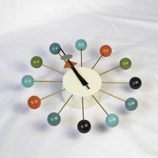 Horloge à boule Vitra George Nelson originale - Ensemble complet (multicolore)