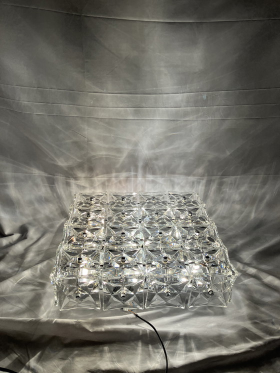 Image 1 of Lampada da soffitto vintage in cristallo Kinkeldey Leuchten esclusiva!