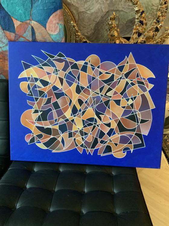 Image 1 of Peinture abstraite de Ben Haenen