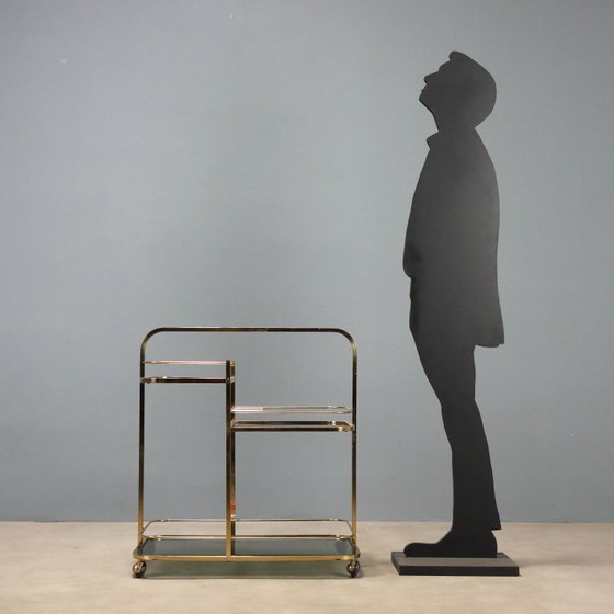 Messing barkar uit de jaren 70 – Wijnrek, Brass (photo 2 of 8)