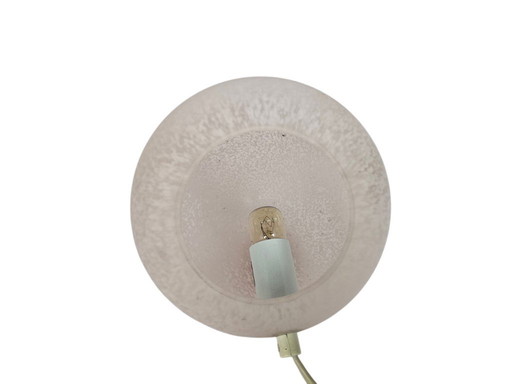 W.L.P. Lighting - Allemagne - Lampe œuf - verre marbré - années 80