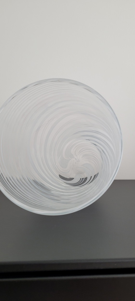 Image 1 of Murano Midcentury Swirl Vase