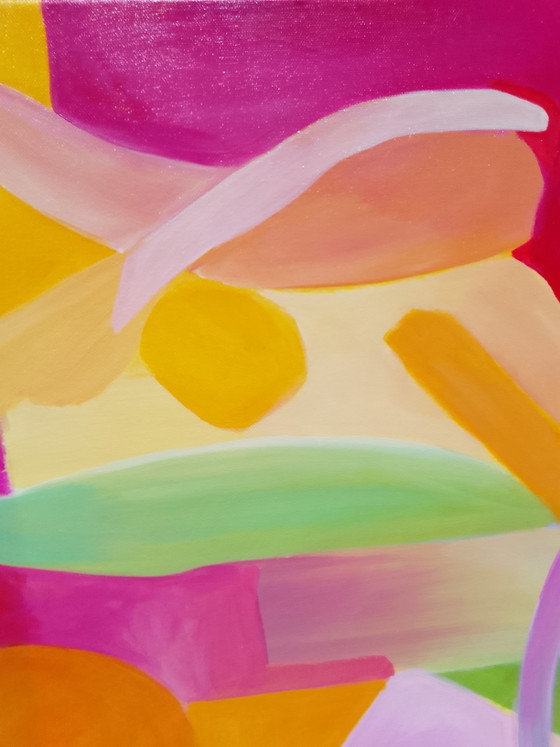 Image 1 of Acrylbild #calypso 100x100cm