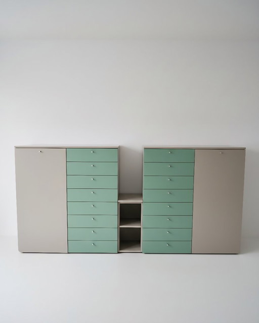 Eccezionale set modulare "E6" di Marco ZANUSO - Ed. Gelcam (Design italiano 1970)