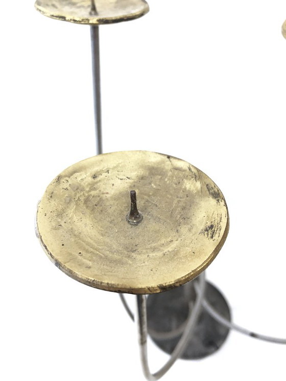 Image 1 of Bronzen kandelaar, Duits ontwerp, 20e eeuw