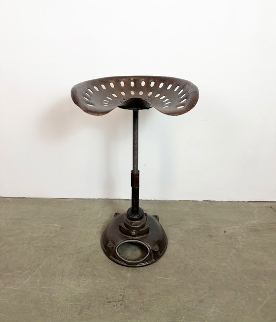 Image 1 of Vintage Industrial Swivel Chair, 1950s