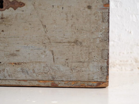 Kleine antike graue Truhe (ca. 1900) #69 – Kommoden, Rustic (photo 37 of 40)