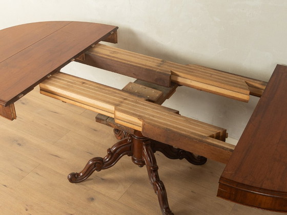 Antieke uitschuifbare tafel met kolomvoet – Eettafels, Hout (photo 15 of 19)