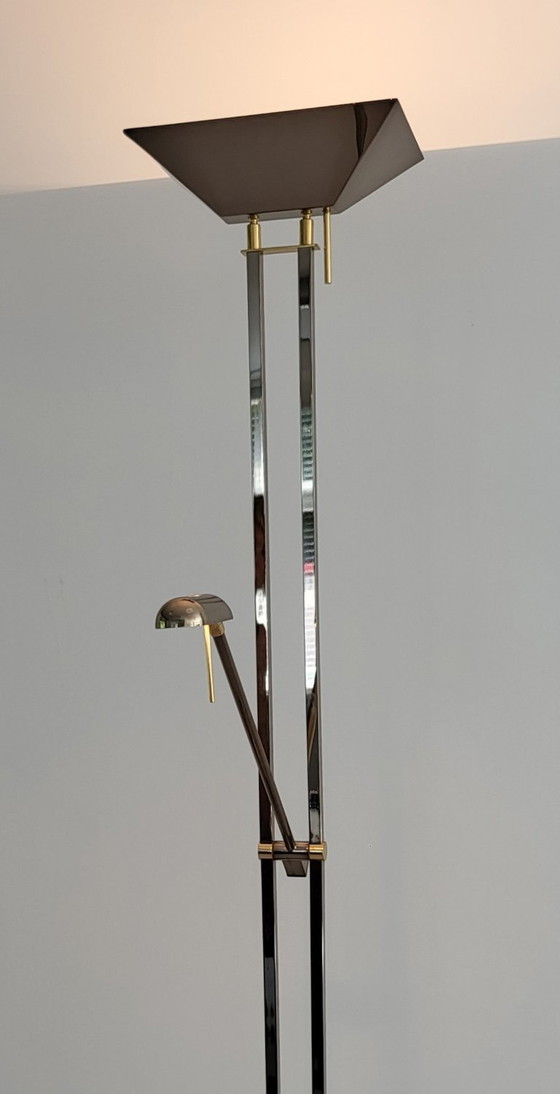 Image 1 of Lampada da terra Deknudt, design Willy Rizzo, Belgio, anni '70
