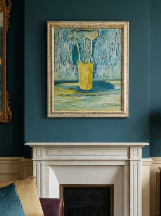 Image 1 of Antique oil painting on canvas, Post-Impressionist, Italy, 1930-1940
