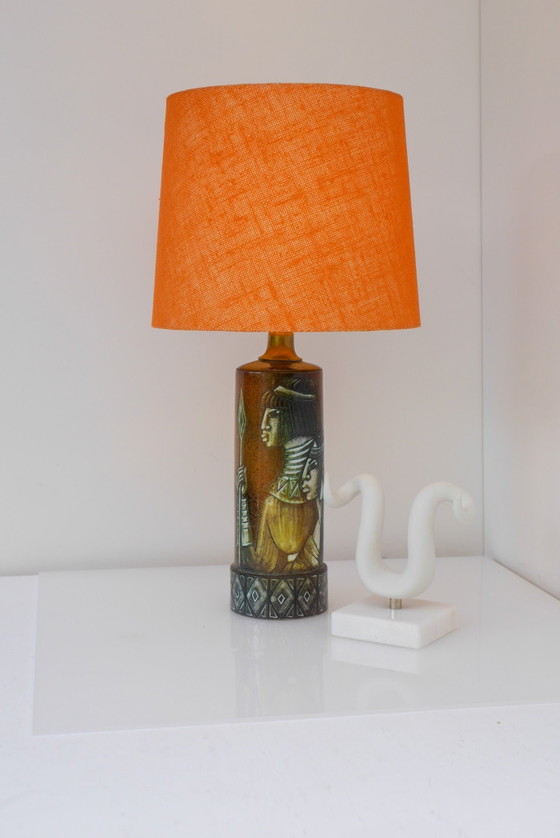 Sculptural Ceramic Table Lamp by Bonnie Rehnqvist, Sweden, 1972 – Törngrens krukmakeri, Scandinavian (photo 11 of 16)