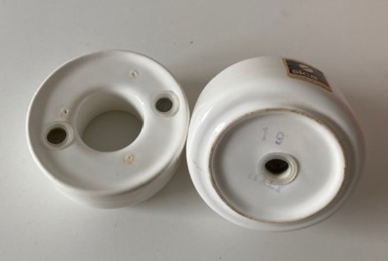 Sicart Italie Rares Salières et Poivrières Empilables Pino Spagnolo Années 1970 – Accessoires de table (photo 5 of 6)