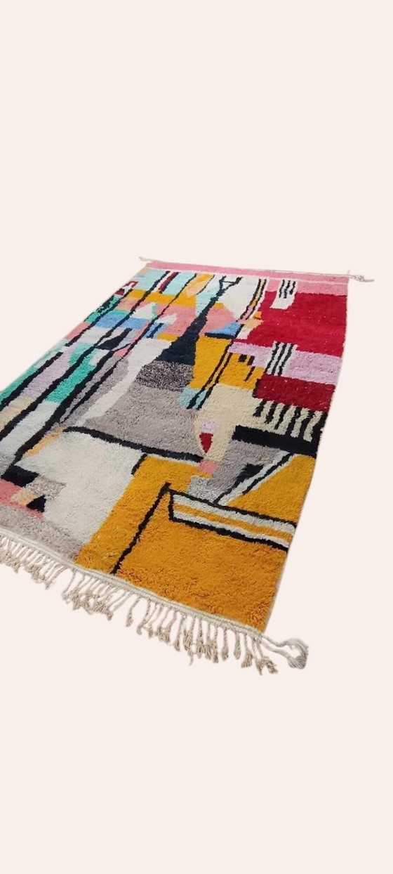 Image 1 of Berber carpet rug new wool moroccan Carpet - 274 x 150 cm 300 x 200 m Type B21.3