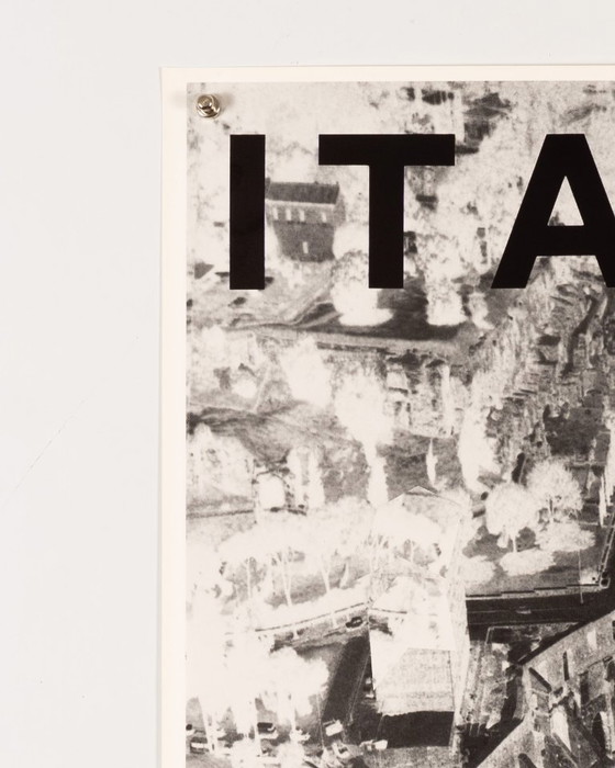 Image 1 of Italia 90 – Original Vintage Poster by Alberto Burri – Contemporary Art – 100x70 cm