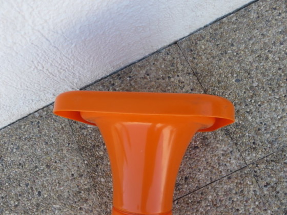 Tabouret Plastique Orange, SELUP, France, 1970 – Plastic (photo 10 of 11)