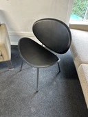Leren design stoel
