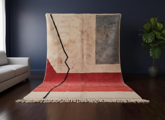 Image 1 of Tapis marocain en laine naturelle 300cmx 200cm