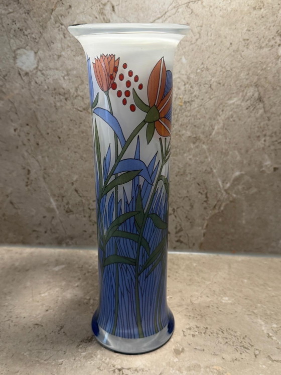 Rosenthal Vase 100 Jahr, Vasen, Glas, Blau (Foto 11 von 15)
