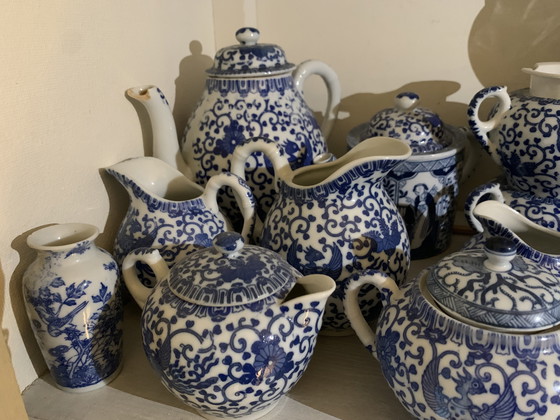 Image 1 of Vasellame blu giapponese (cinese), ampia collezione