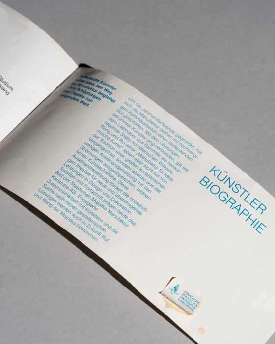 Image 1 of Rare Postmodern Ceramic Vase Duo Karl Till Staatliche Majolika Karlsruhe, 1996