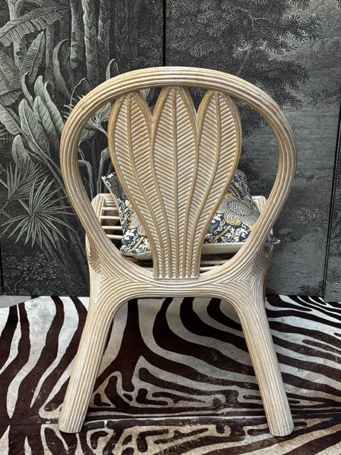 Image 1 of 4 VIVAI DEL SUD ROTAN BAMBOE EETKAMER STOELEN 