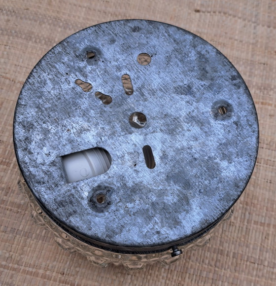 Vintage Ceiling light wall lamp standard fitting – Metal, Glass (photo 4 of 5)
